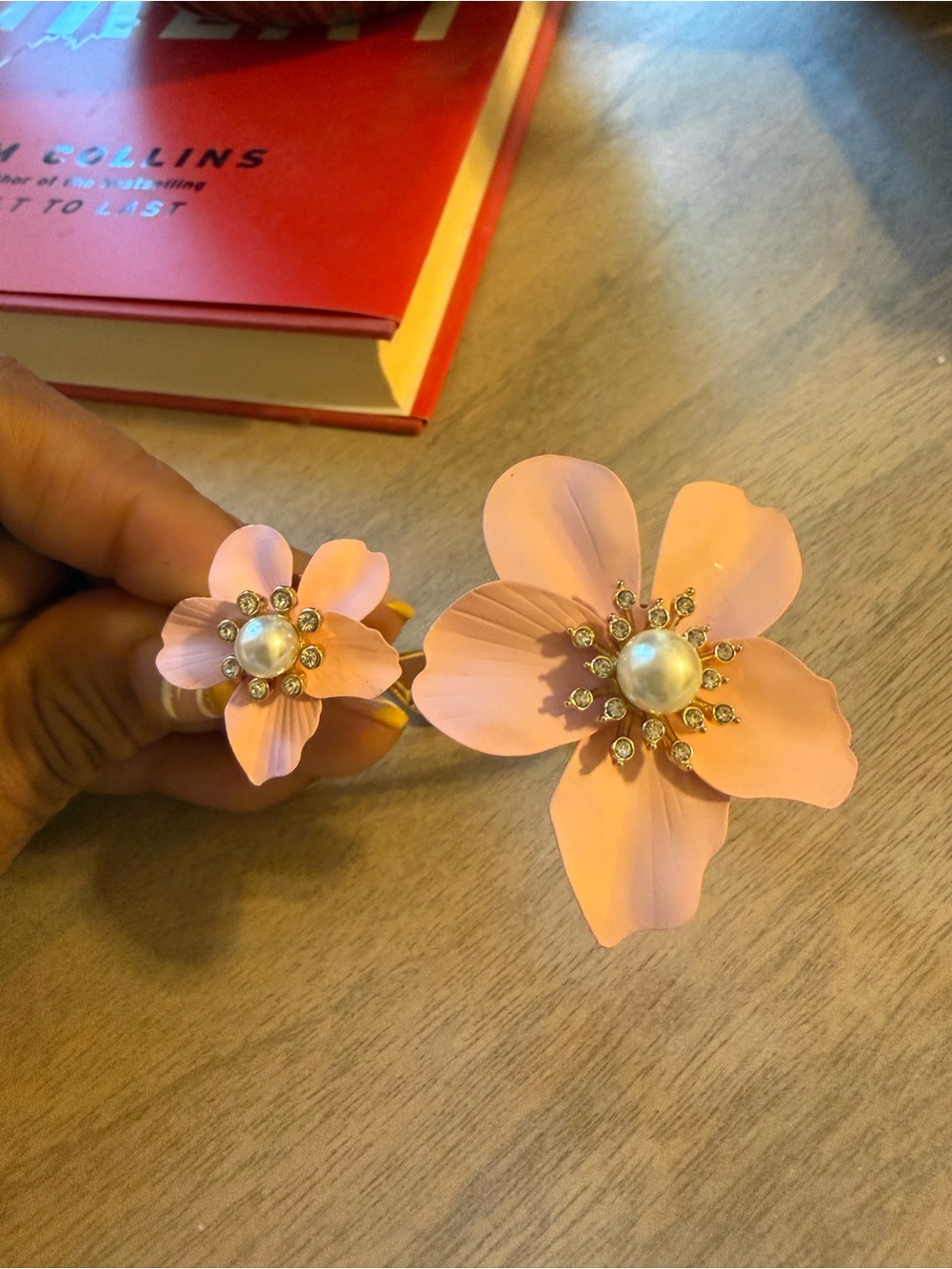 Lilly Pulitzer Pink Floral Pearl Bracelet